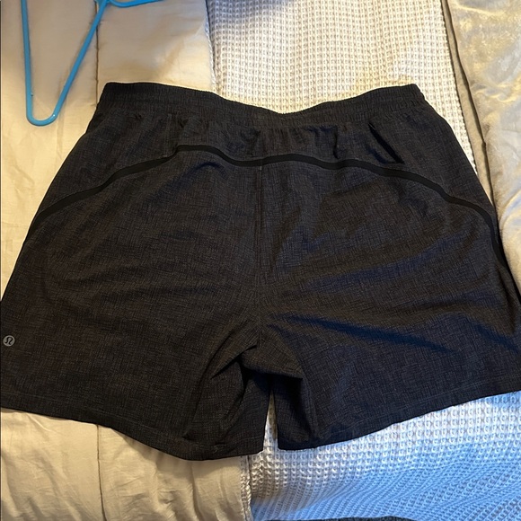 Lululemon Dark Charcoal Gray Pace Breaker Shorts - Picture 4 of 4